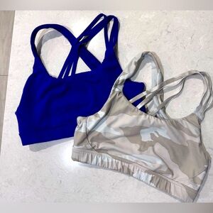 Set of 2 Athleta Run Free Asymmetrical Women’s Sports Bras